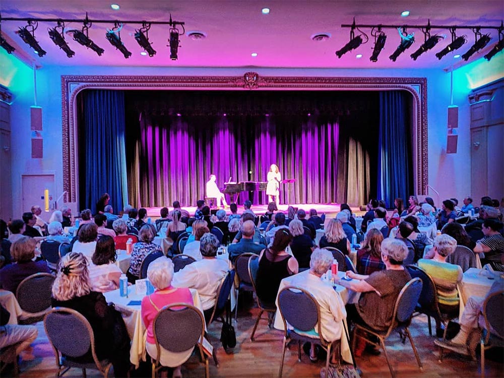 Performers on Stage with Crowd at The Park Theater in Glens Falls NY